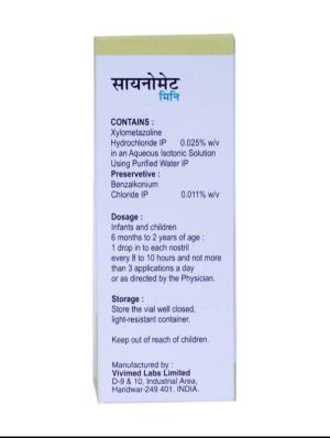 SINOMET MINI NASAL DROPS